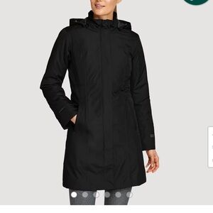 Eddie Bauer Women's Girl on the Go® Insulated Waterproof Trench Coat size L